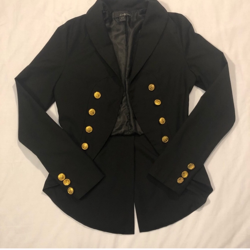 COPY - Black Military Style Jacket Sz S/P